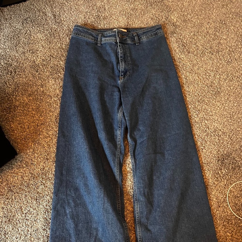 Zara Marine Straight Pants